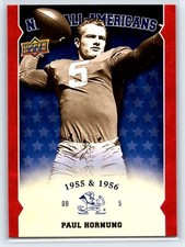 2013 Upper Deck Notre Dame Paul Hornung All Americans Insert #AA-PH
