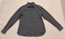 Best Made Co Men's Large Blue White Striped Button Down Long Sleeve Shirt Cotton