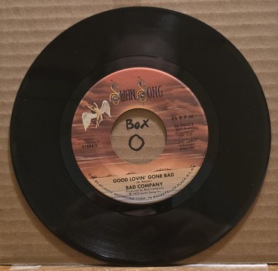 Bad Company: Good Lovin' Gone Bad/Whiskey Bottle - VG+ | 1975 Rock 45rpm