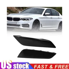 Side Fender Vent Air Wing Covers Body Moldings Trim For 2017-23 BMW 5 Series G30