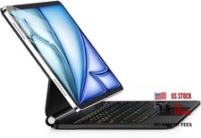 Keyboard Case for iPad Air 13 inch M4/2026 /M3 2025/M2, 2024 ,iPad Pro Black