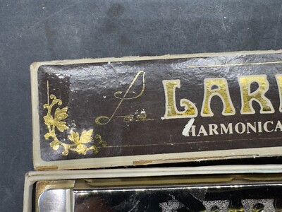 VINTAGE LARK M1202 HARMONICA MADE IN SHANGHAI CHINA WITH ORIGINAL