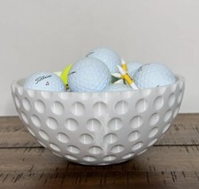 7 Inch Decorative Golf Ball Bowl - Gift For Golfers - 3D Printed Golf Decor