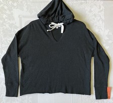 Colsie NWT Cropped Hooded Long Sleeve Sweatshirt Gray Women S Chest 45 Length 22