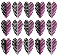 5 New Sets Harrows Vortex Dart Flights - Ships w/ Tracking - Purple Silver