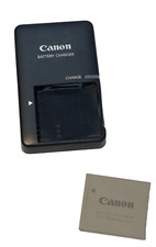 Original Canon PowerShot CB-2LV G Battery Wall Charger With NB-4L Battery Pack