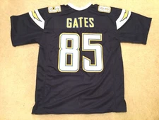 UNSIGNED CUSTOM Sewn Stitched Antonio Gates Blue Jersey - M, L, XL, 2XL