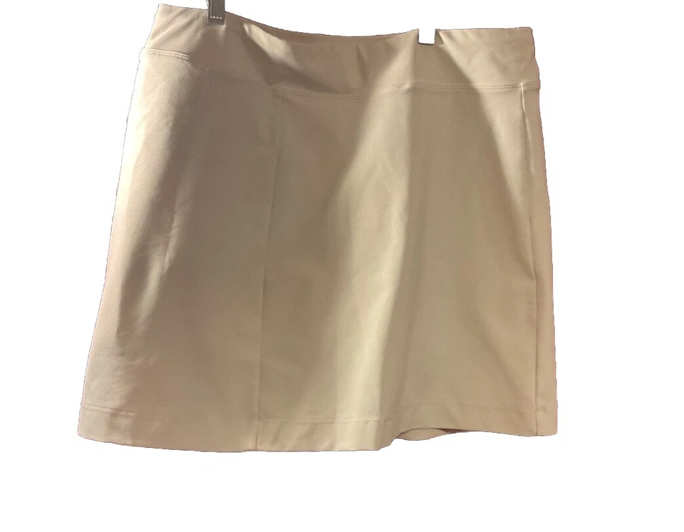 Lady Hagen Golf Tennis Pickleball Beige Activewear Skirt Short Skort SZ 8 / 10 M - Image 2 of 4