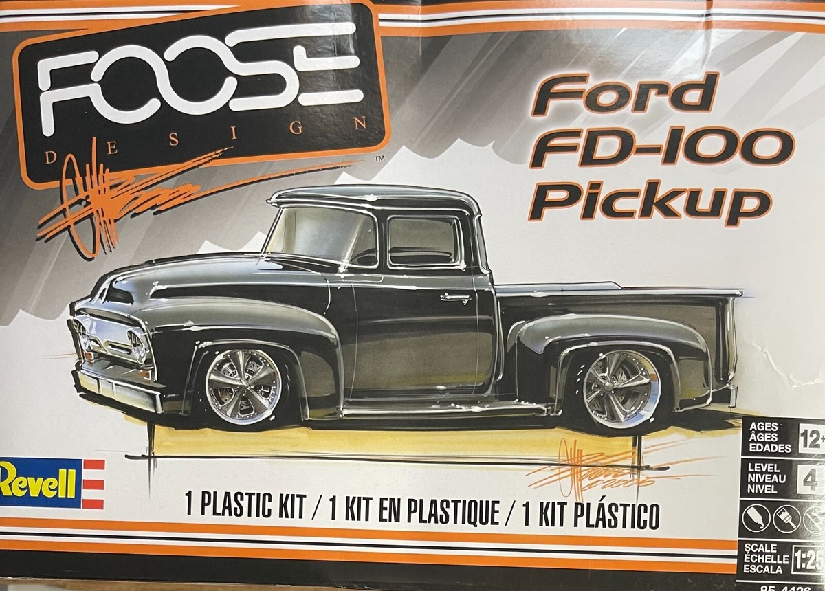 自動車 Revell 1/25 Ford FD-100 Pickup Revell 56 Ford FD-100 Pickup scale 1:25 ( engine halves ) no