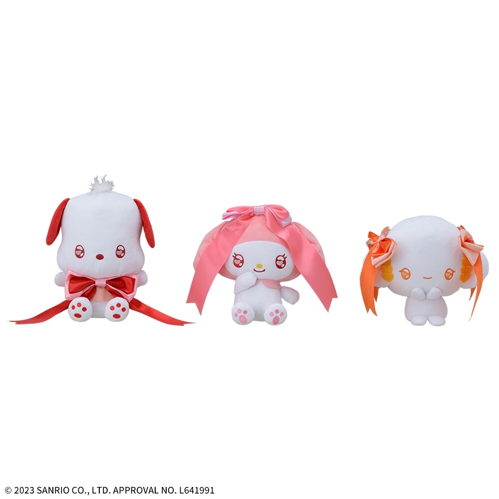 Sanrio Characters x Romakyun M Plush doll 24cm Full Complete Set