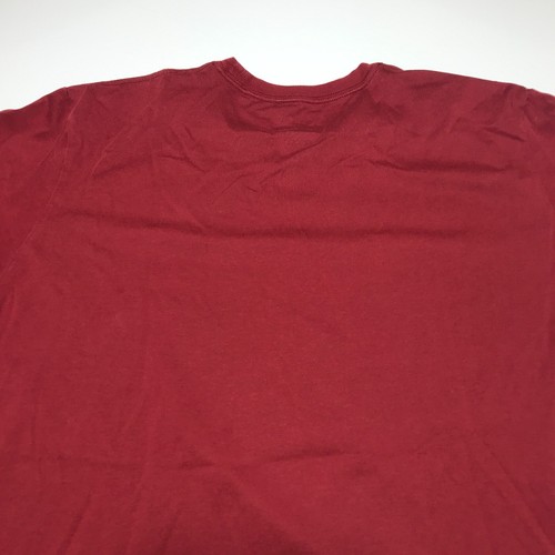 Nike T-Shirt Mens Size XXL Dri-Fit Maroon Nike Swoosh Short Sleeve Crew Neck - Picture 9 of 12