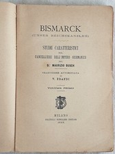 Maurizio Busch Bismarck Studii Characteristic On Chancellor Germany 1888
