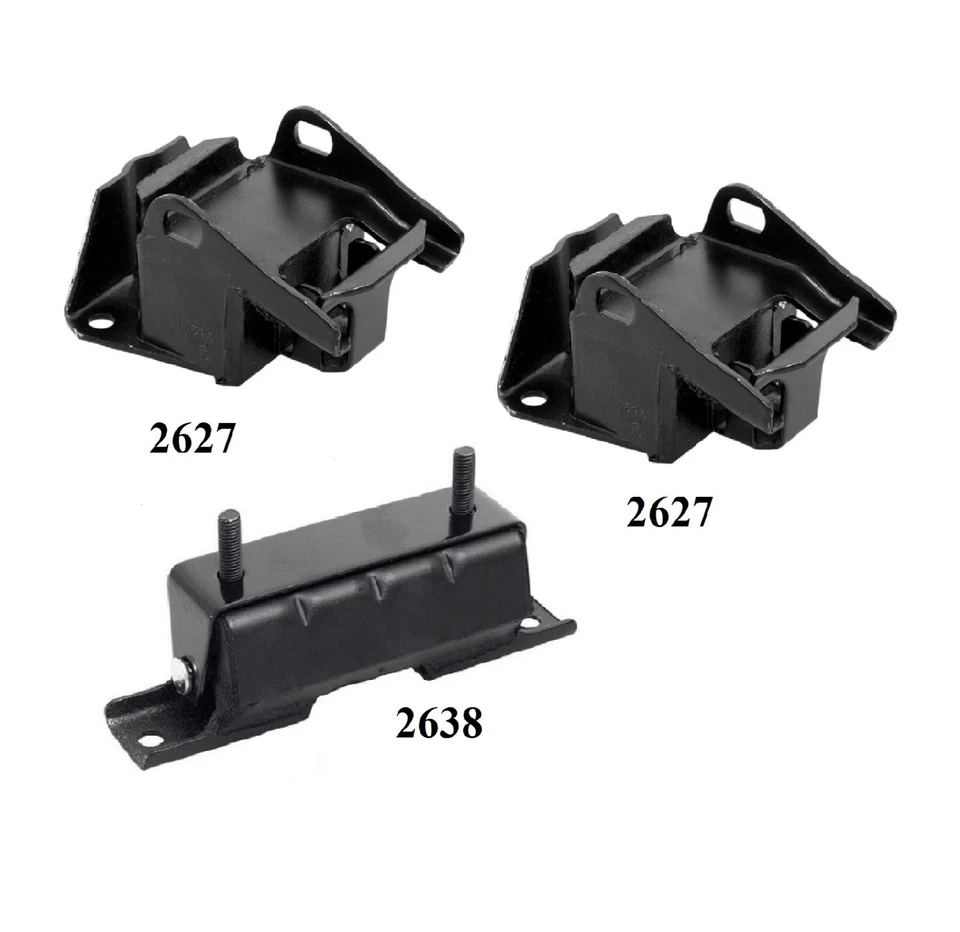 3PCS MOTOR & TRANS MOUNT FIT Chevrolet Blazer, S10, S10 BLAZER 4.3L 4WD - Image 2 of 4