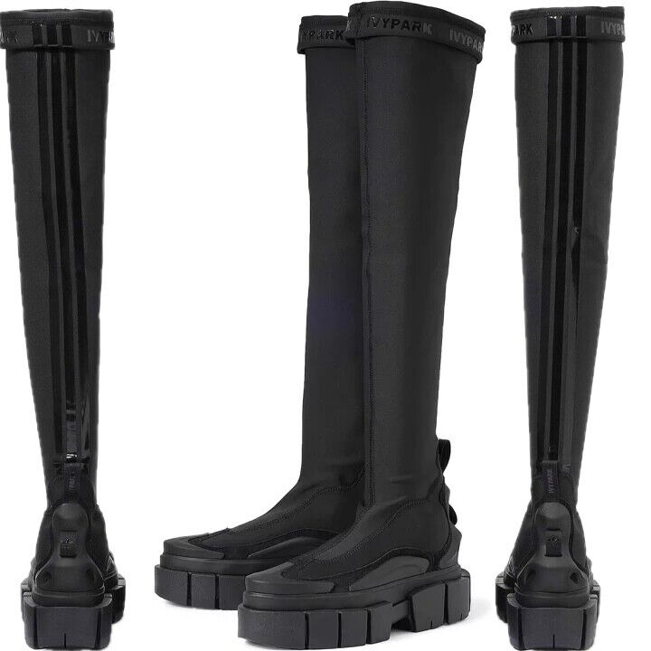 IVY PARK adidas Beyonce NOIR Triple Black Super Long Boots IVY PARK adidas Beyonce NOIR Triple Black Super Long Boots