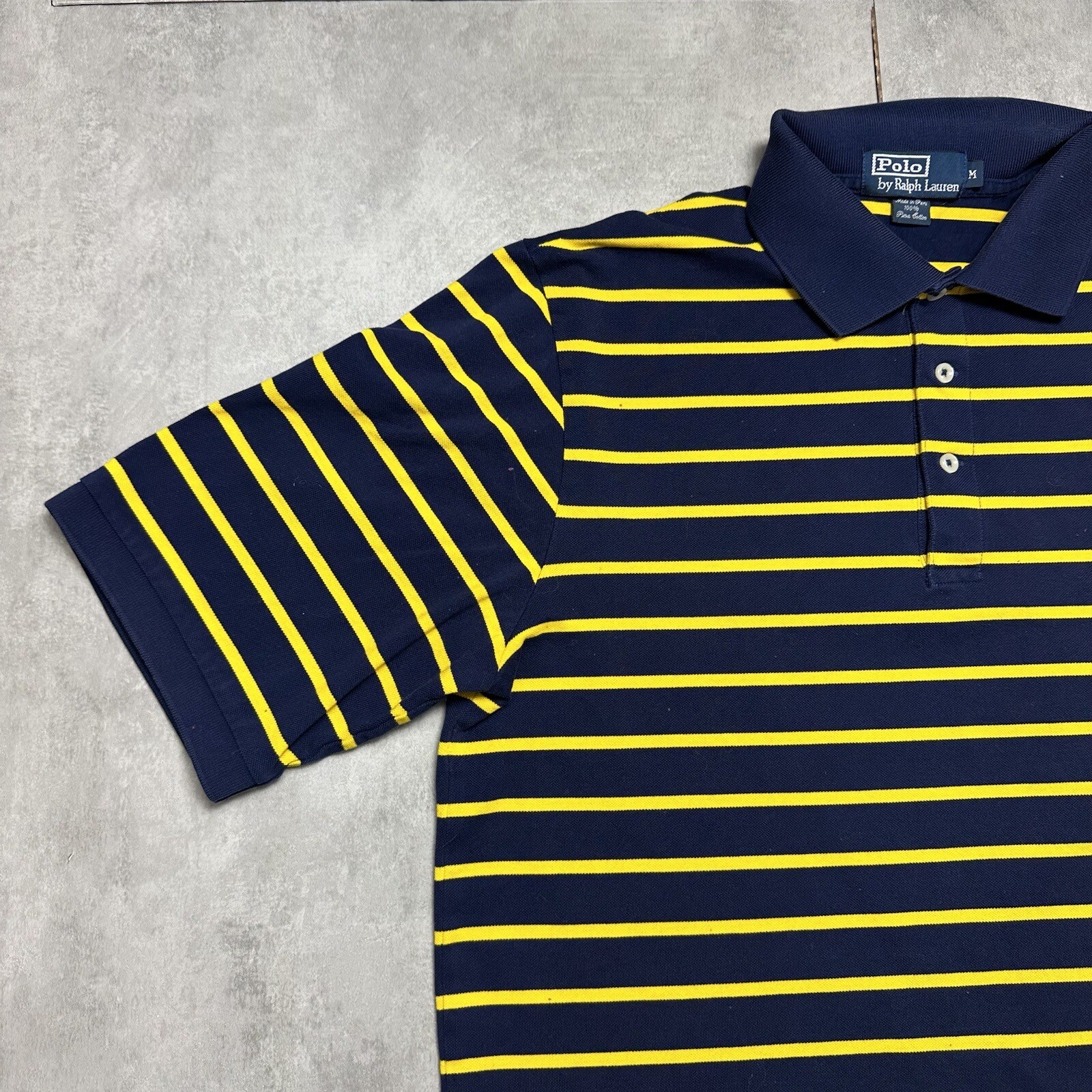 PONY polo vintage ralph lauren pima cotone polo rugby camicia a righe medie hip hop