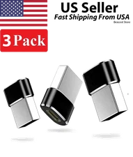 3 PACK USB C 3.1 Type C Female to USB 3.0 Type A Male Port Converter Adapter NEW