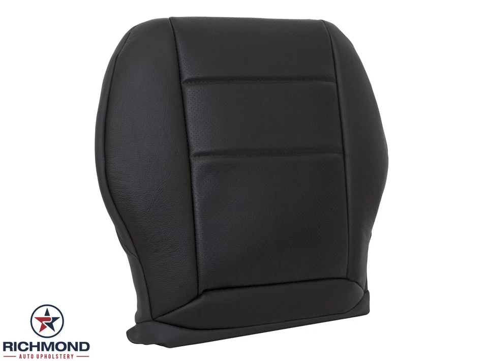 Mercedes Benz GLK 250 GLK 350 2013 - Cubierta de asiento de cuero inferior del lado del conductor negra Foto 2 de 4