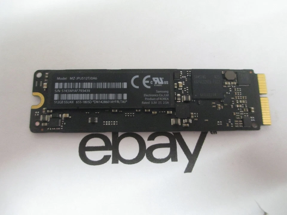 Apple MacBook Air A1466 A1465 A1502 2013-2017 A1398 15" Late 2013 2015 512GB SSD - Image 2 of 4