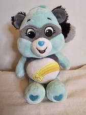 Wish Bear Care Bear Plush Racoon Basic Fun 9” Basic Fun 2022