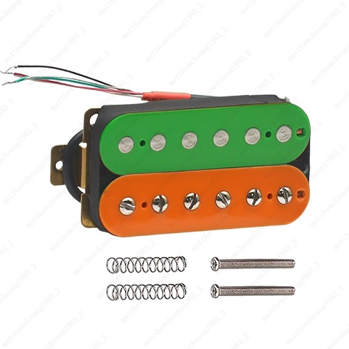 Guitar Humbucker Passive Pickup Neck / Bridge 50mm 52mm Ceramic Magnet 16 Color - Picture 38 of 38