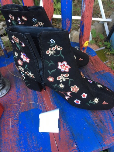 embroidered boots primark