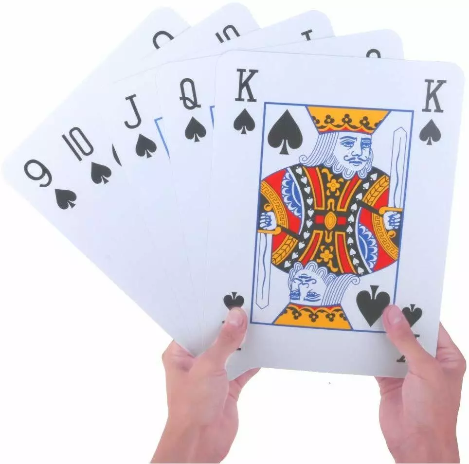 Toy Time Jumbo 8x11 Deck of Playing Cards