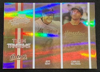 CARLOS BELTRAN Kent 2005 Absolute Memorabilia #TT-20 Team Tandems Spectrum /150