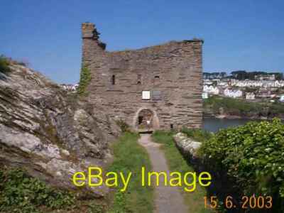 Foto 6x4 Kettenfort bewacht die Mündung des Flusses Fowey, Cornwall dies c2003