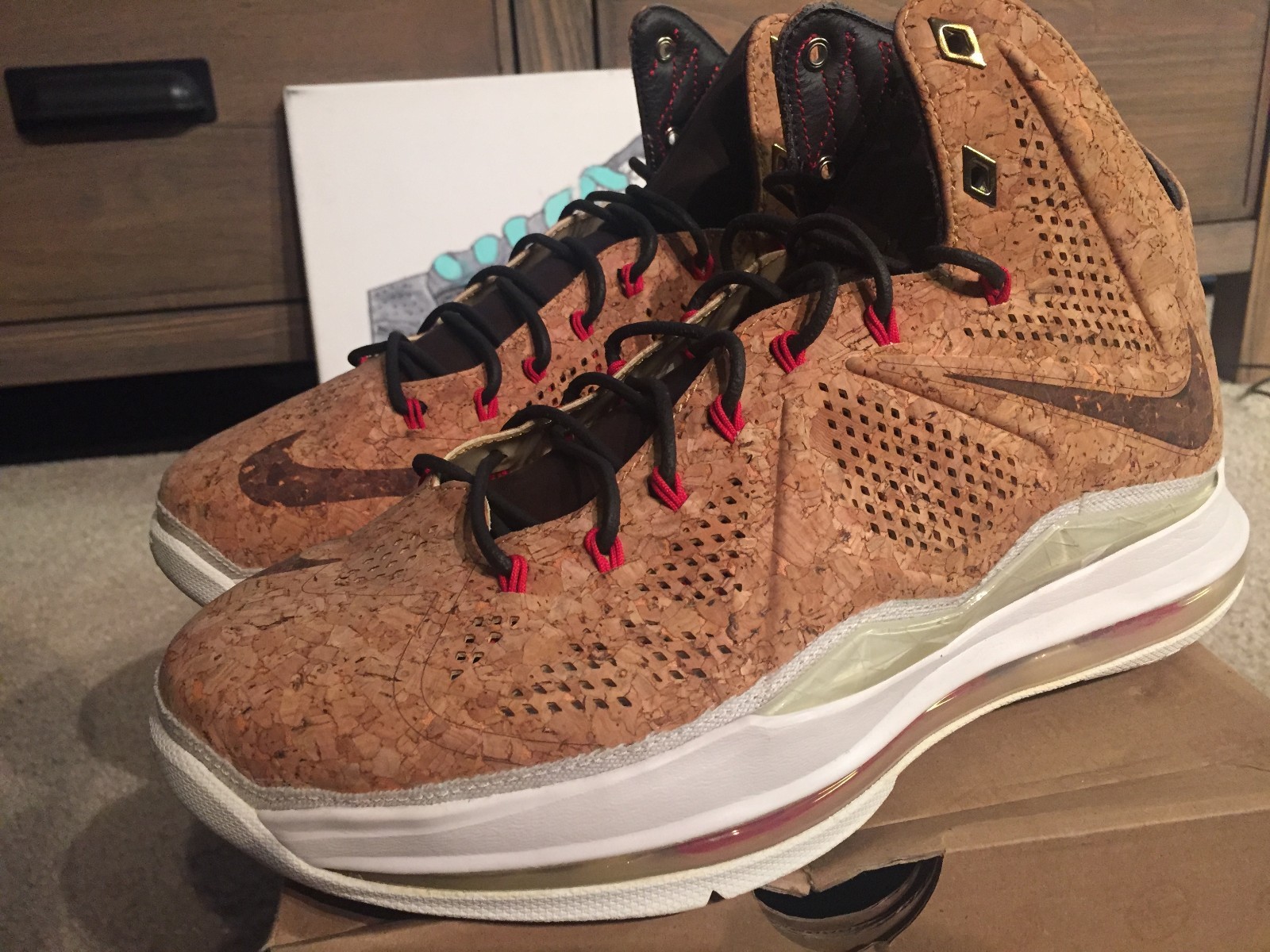 AUTHENTIC NIKE LEBRON X CORK SZ 8 all star kith ashes rose usa south bhm beach AUTHENTIC NIKE LEBRON X CORK SZ 8 all star kith ashes rose usa south bhm beach