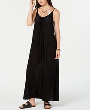 Raviya Sleeveless Cover-Up Maxi Dress Black Size Small style #75739