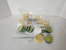 Lemon Arrangement Picks Lime Slices Flower Floral Party Supply Centerpiece Craft