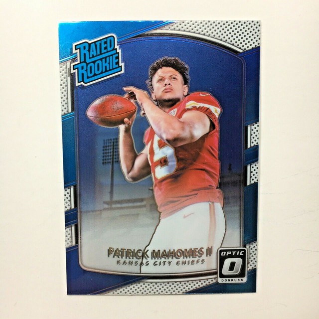 2017 Donruss Optic PATRICK MAHOMES II Rated Rookie Card RC KC Kansas 