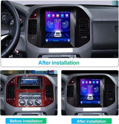 32G Android 13 Autoradio Carplay GPS NAVI WiFi Für Mitsubishi PAJERO V73 1999-06