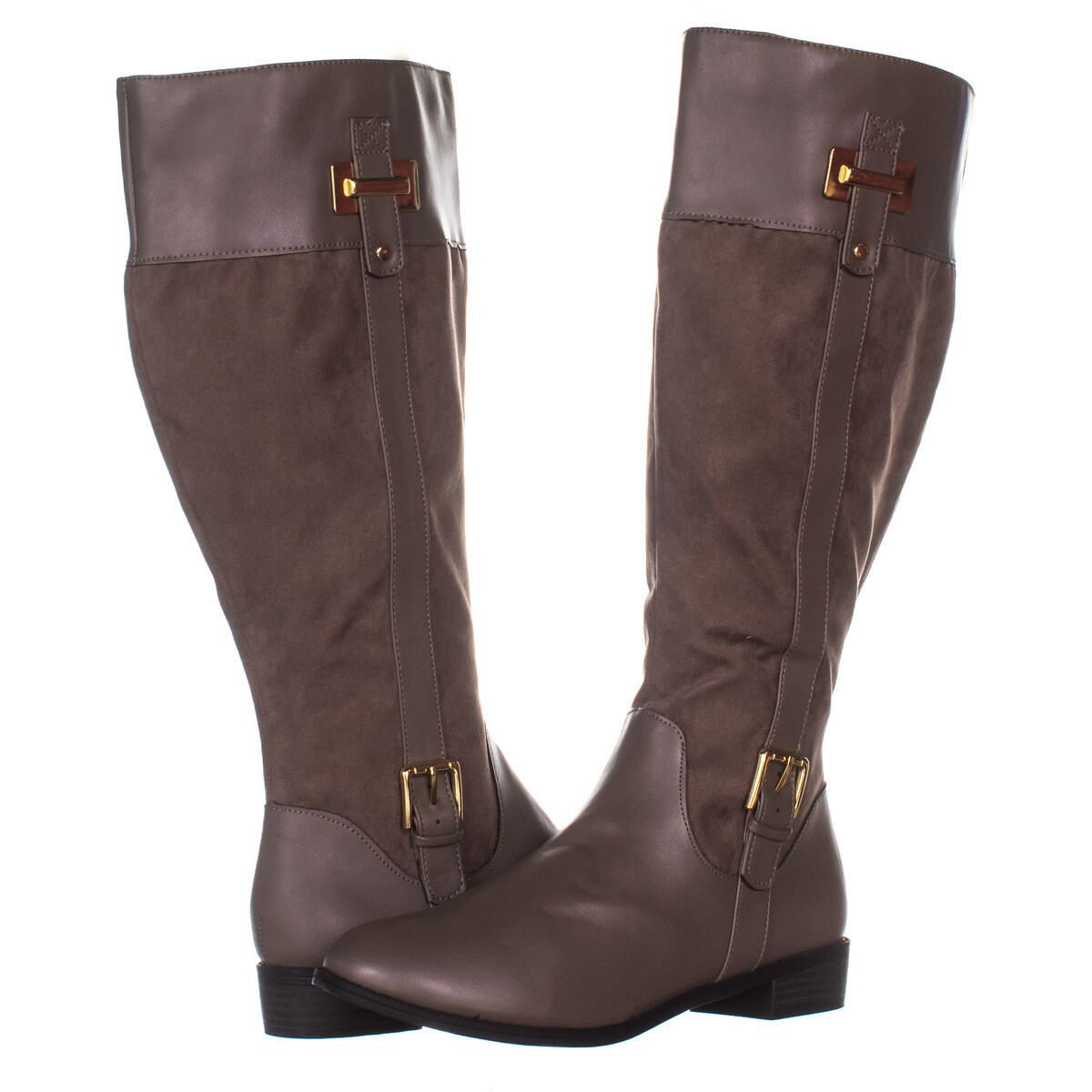 Ks35 Deliee Wide-Calf botas de Montar 565 , Piedra, 8.5US Ks35 Deliee Wide-Calf botas de Montar 565 , Piedra, 8.5US