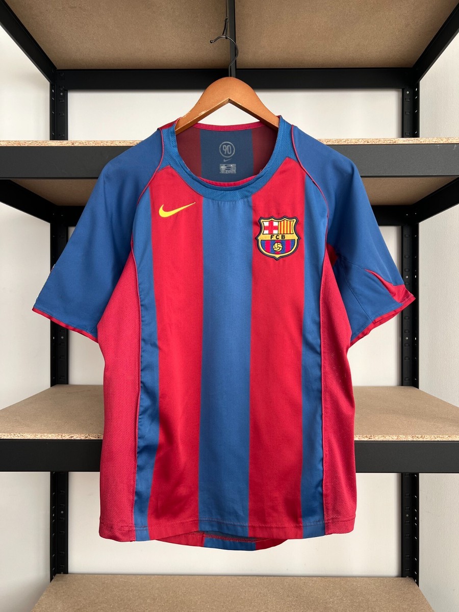 FC Barcelona Nike 2004 2005 Home Football Soccer Jersey | eBay