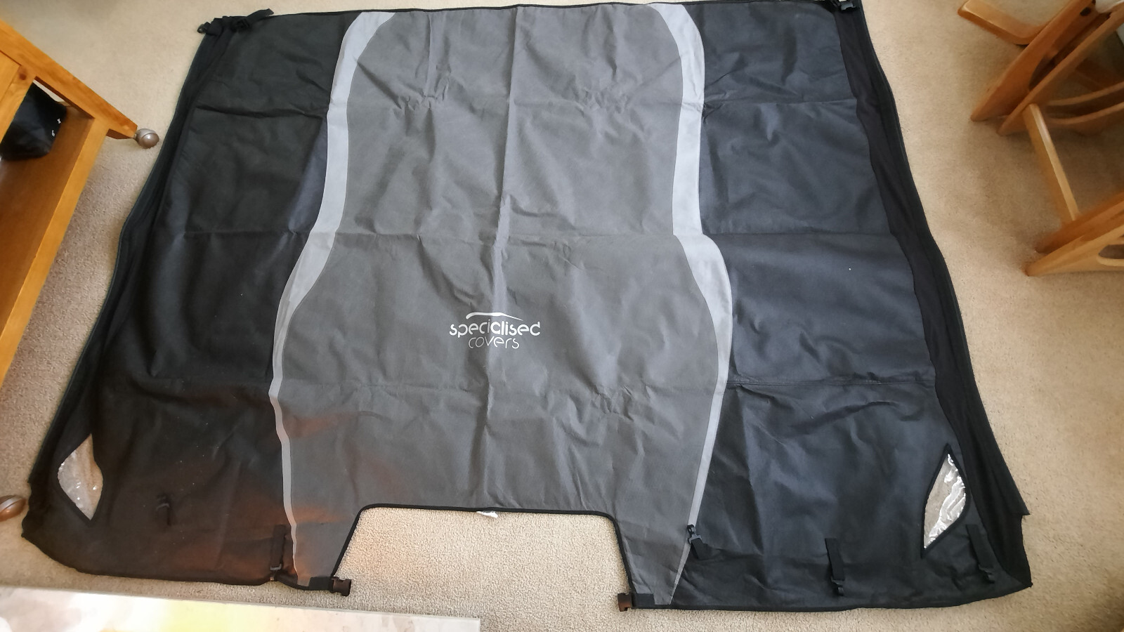 Caravan Towing Front Cover, Specialised Covers +instructions + bag eBay