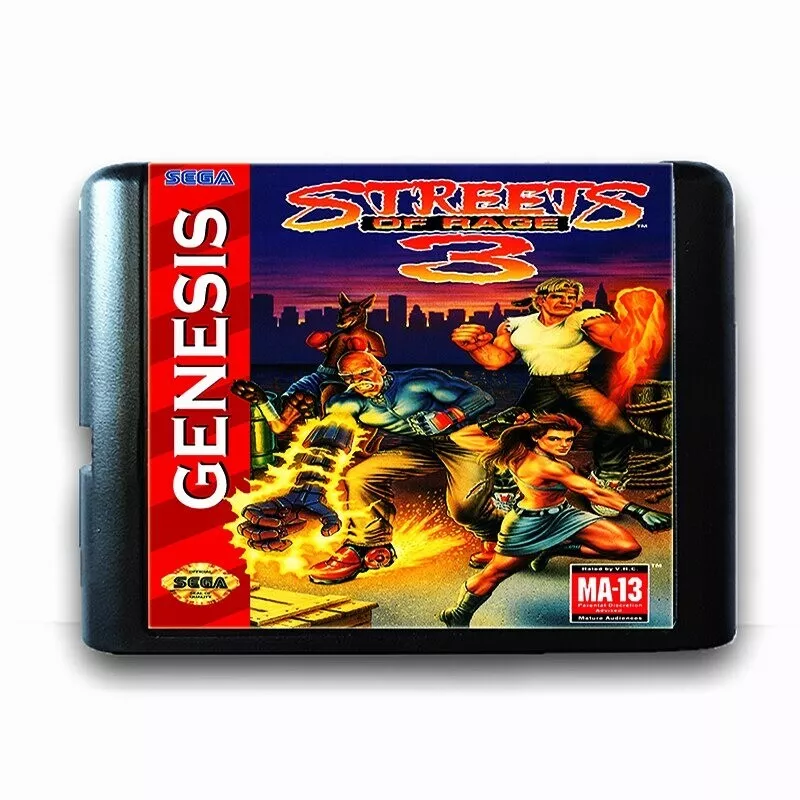 Melhor Jogo de Luta do Mega Drive Gênesis Streets of Rage