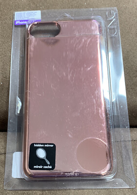 iPHONE CASE ROSE GOLD HIDDEN MIRROR SHIMMERING SUPER CUTE!!