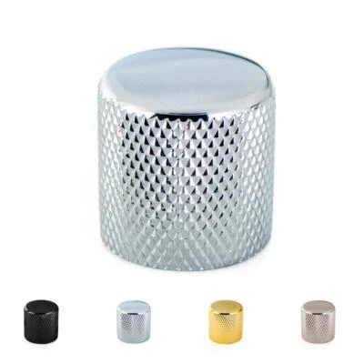 Metal Volume Tone Control Knob for Guitar Push-Fit for Split Shaft Pots