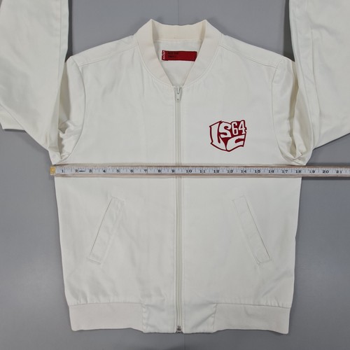 Levis Red Tab Womens Jacket White Small San Francisco LSC 64 State Park Varsity - Picture 8 of 11
