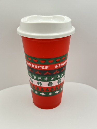 Neu ohne Etikett! Starbucks Holiday Tumbler Weihnachten Kaffee Tee Travel Mug Tasse 16 Oz - Bild 3 von 4