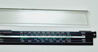 Vintage Toshiba BomBeat 16 Boombox Radio panel & Glass Replacement