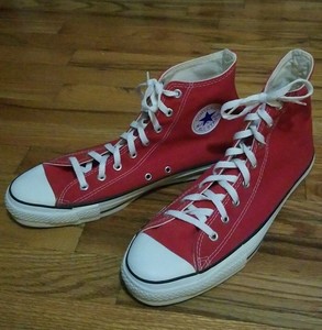 red converse shoes mens