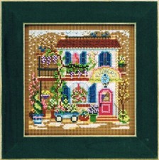 MILL HILL Buttons Beads Kit Counted Cross Stitch FLOWER SHOPPE MH14-1103