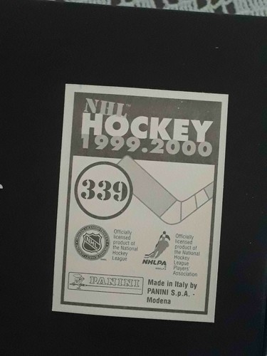 Panini NHL Hockey 1999 2000 99 00 ELIGE CUALQUIER PEGATINA CASI NUEVA/COMO NUEVA #201-360# - Imagen 259 de 297