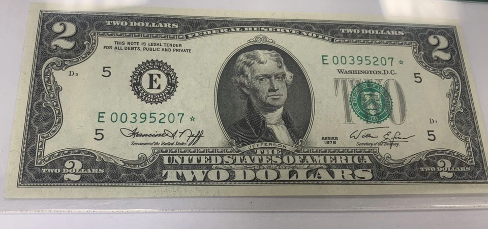 Fr. 1935 E* $2 1976 FR Star Note~Richmond E-* Block ~ PCGS 64 PPQ ~ Low Serial # - Image 2 of 4