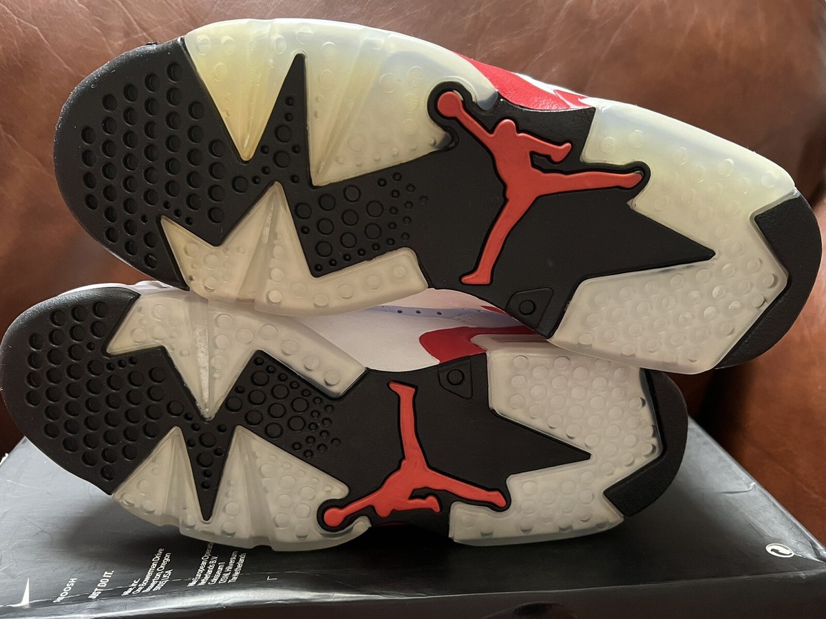 Size 8.5 - Air Jordan 6 Retro Infrared Pack White for sale online