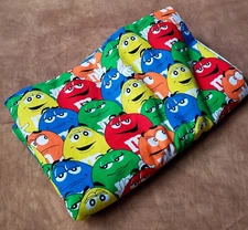 Rare Collectible Vintage M&M Mars Cotton Fabric 2.9y X 45"