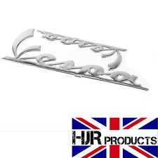VESPA GTS GT PX S LX 50 125 200 250 300 Legshield & Side Panel Badge  Silver