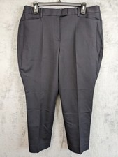 NWT Talbots Petites Black Hampshire Curvy Ankle Pants Size 12p